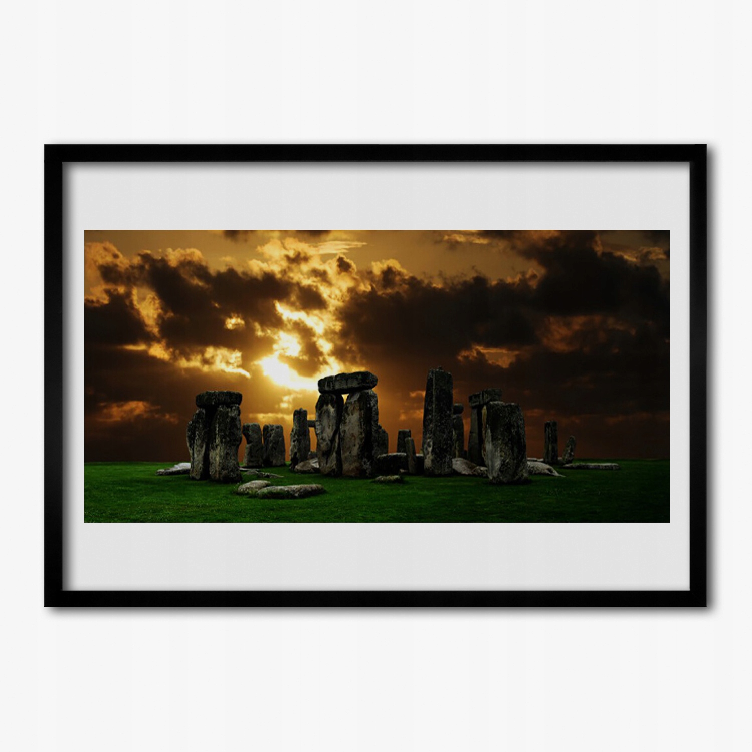 Moderní fotoobraz s rámečkem Stonehenge 70x50