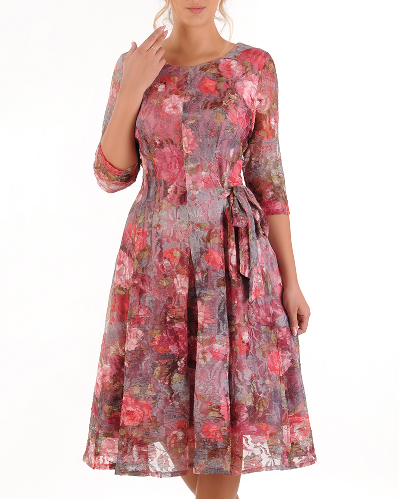 Šaty Stella 48 let dámská na svatební hostina elegantní na slavnostní přijímání