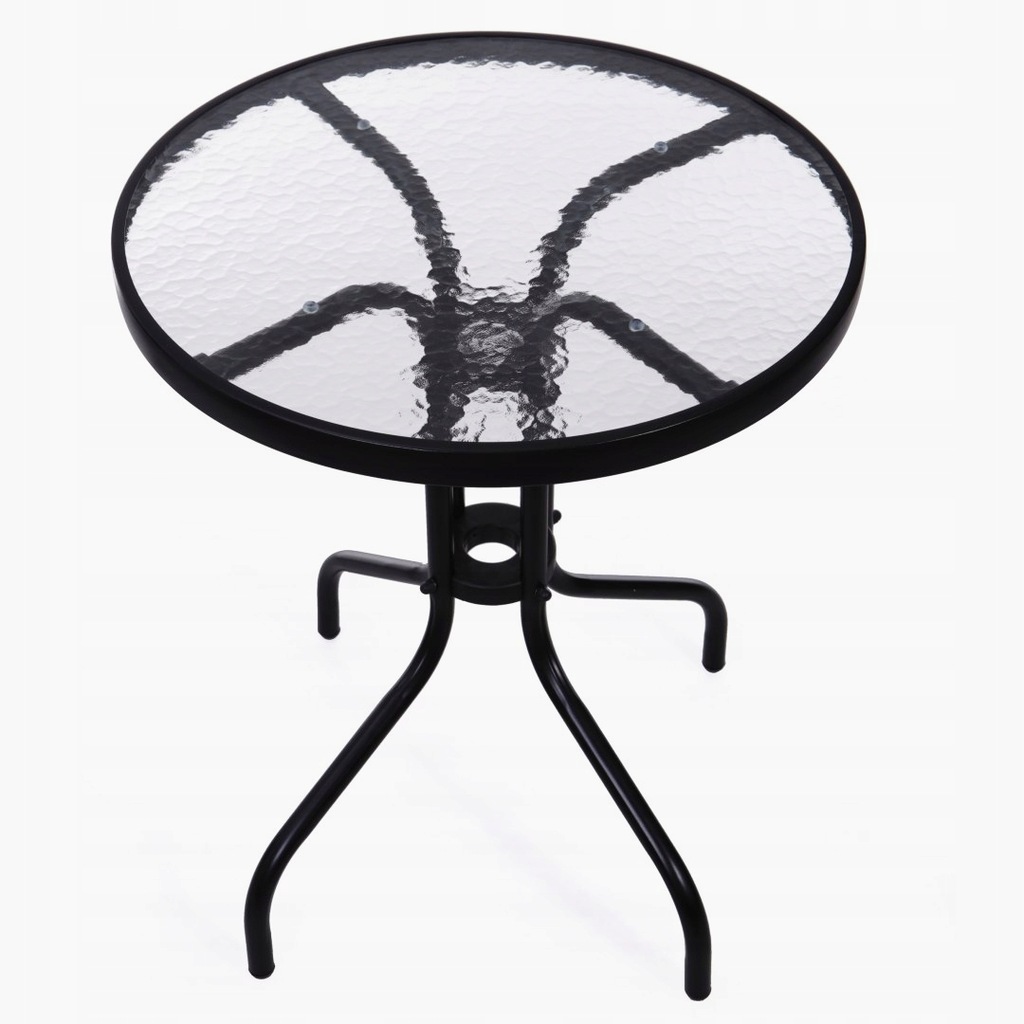 MEBLE NA BALKON TARAS ZESTAW STÓŁ KRZESŁA PODUSZKI OGRODOWE ZESTAW KOMPLET Kolor czarny