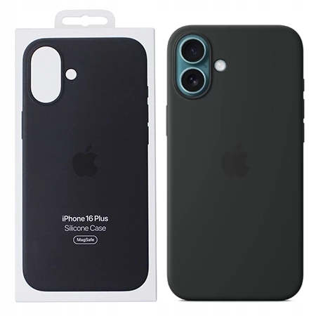 Originální Pouzdro Silicone Case Apple Pro Iphone 16 Plus S Magsafe Černým