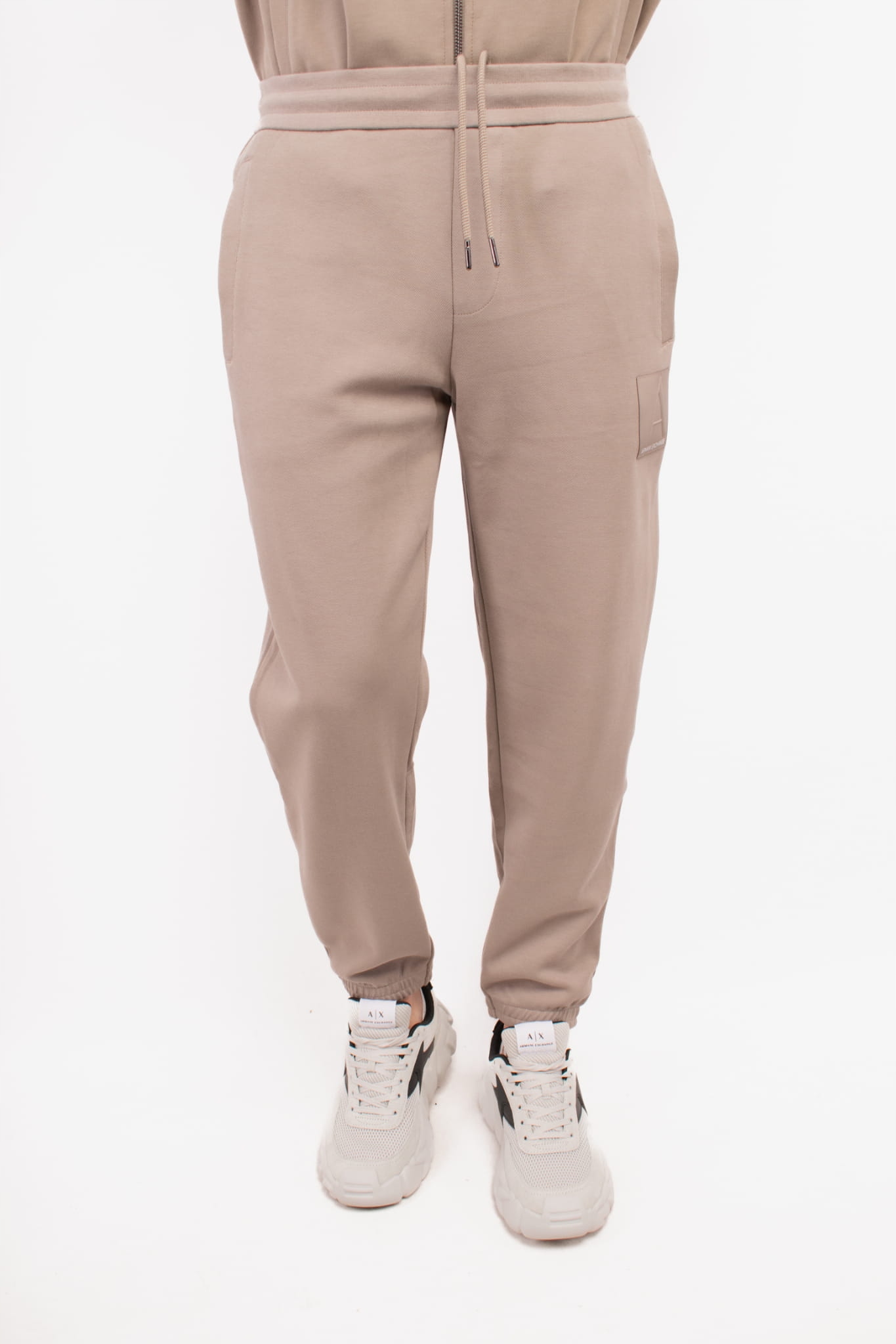 Pánské kalhoty Armani Exchange 6DZPJA Zjnkz béžové XXL