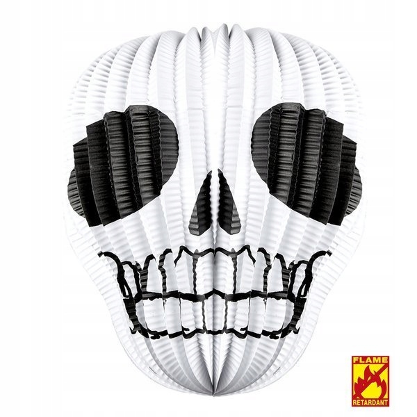 LAMPION CZASZKA DEKORACJA PAPIEROWA CZASZKI