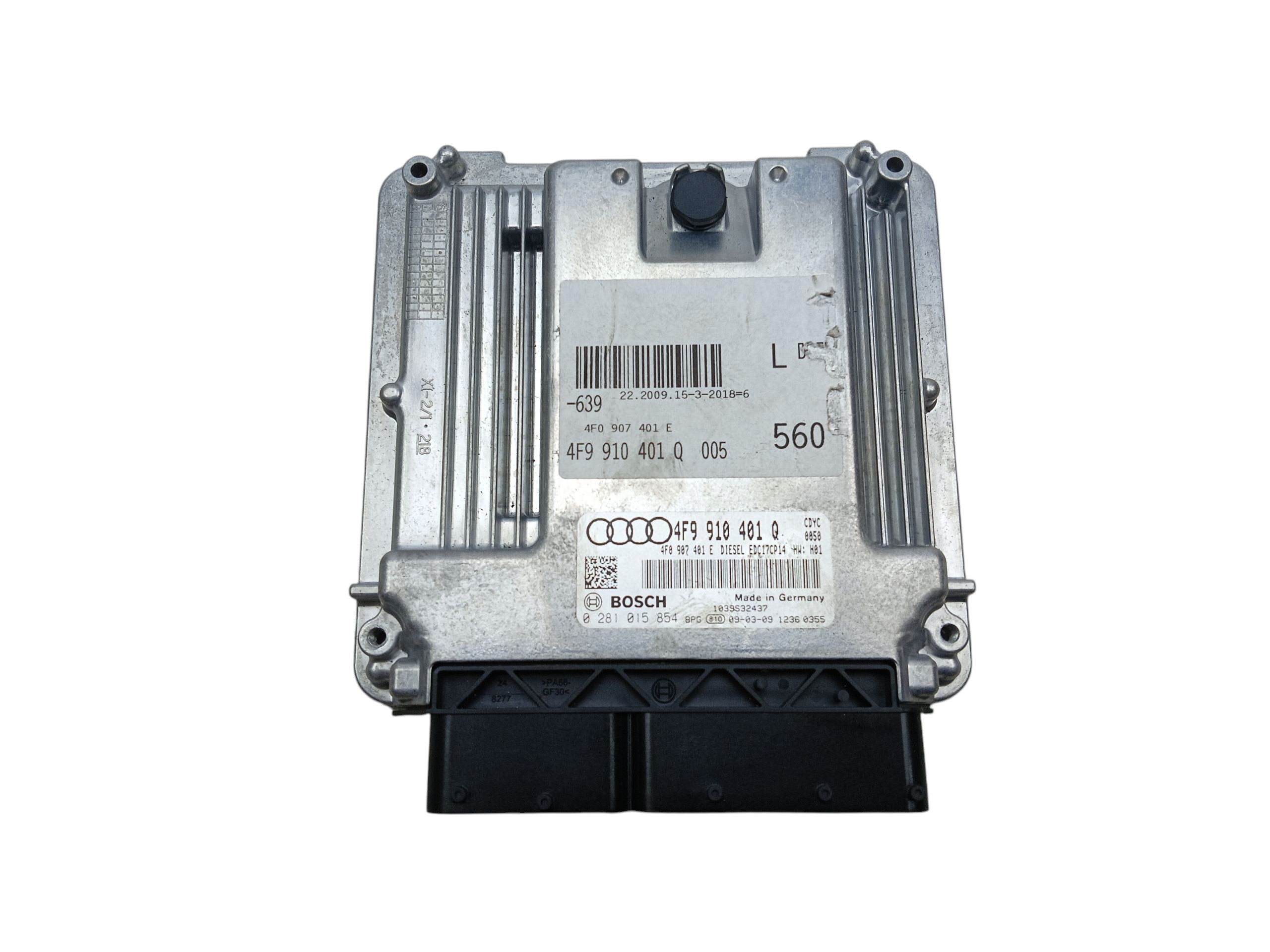 computer motore AUDI A6 C6 3.0 TDI CDYC 4F9910401Q 0281015854