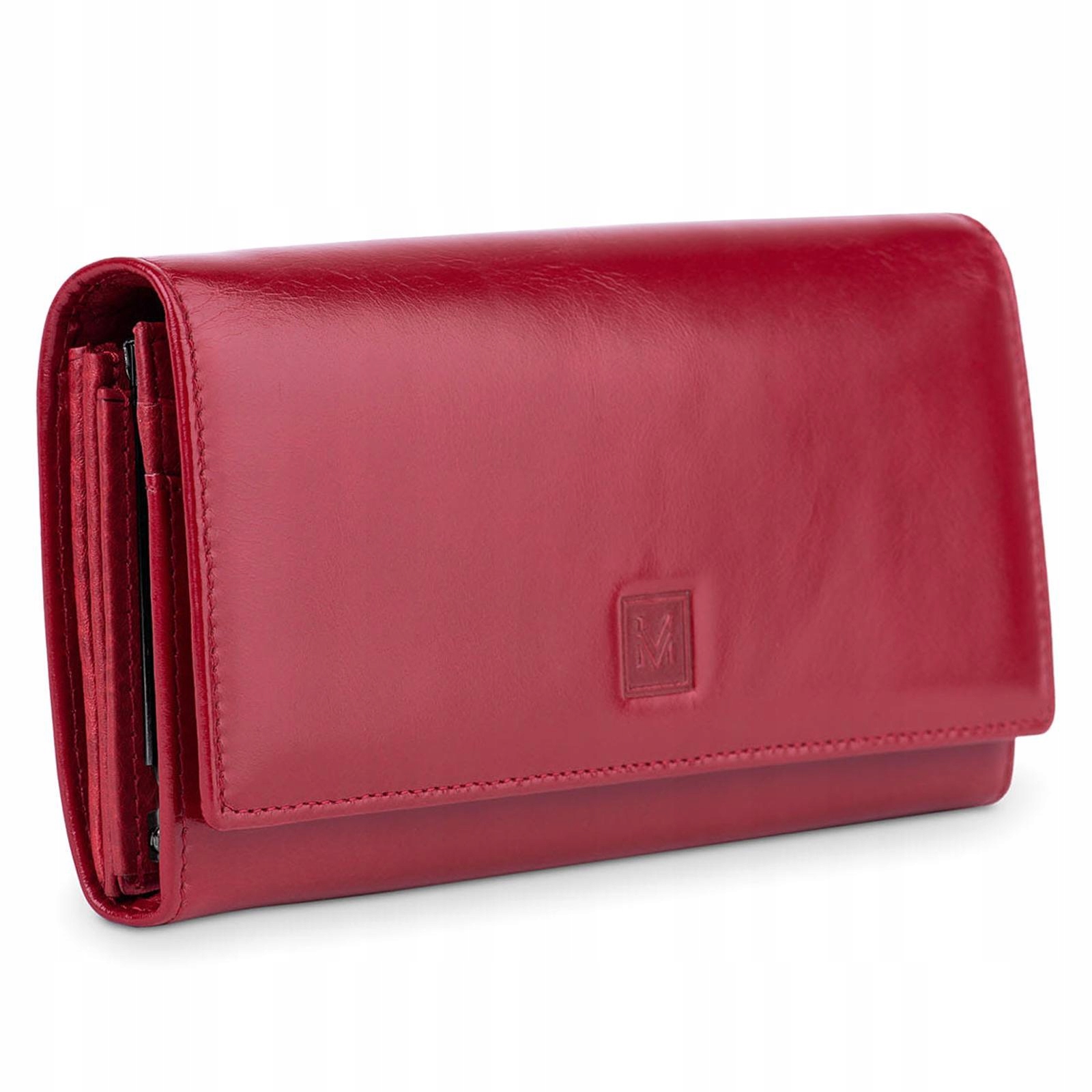 VerMari dámská elegantní kožená peněženka červená