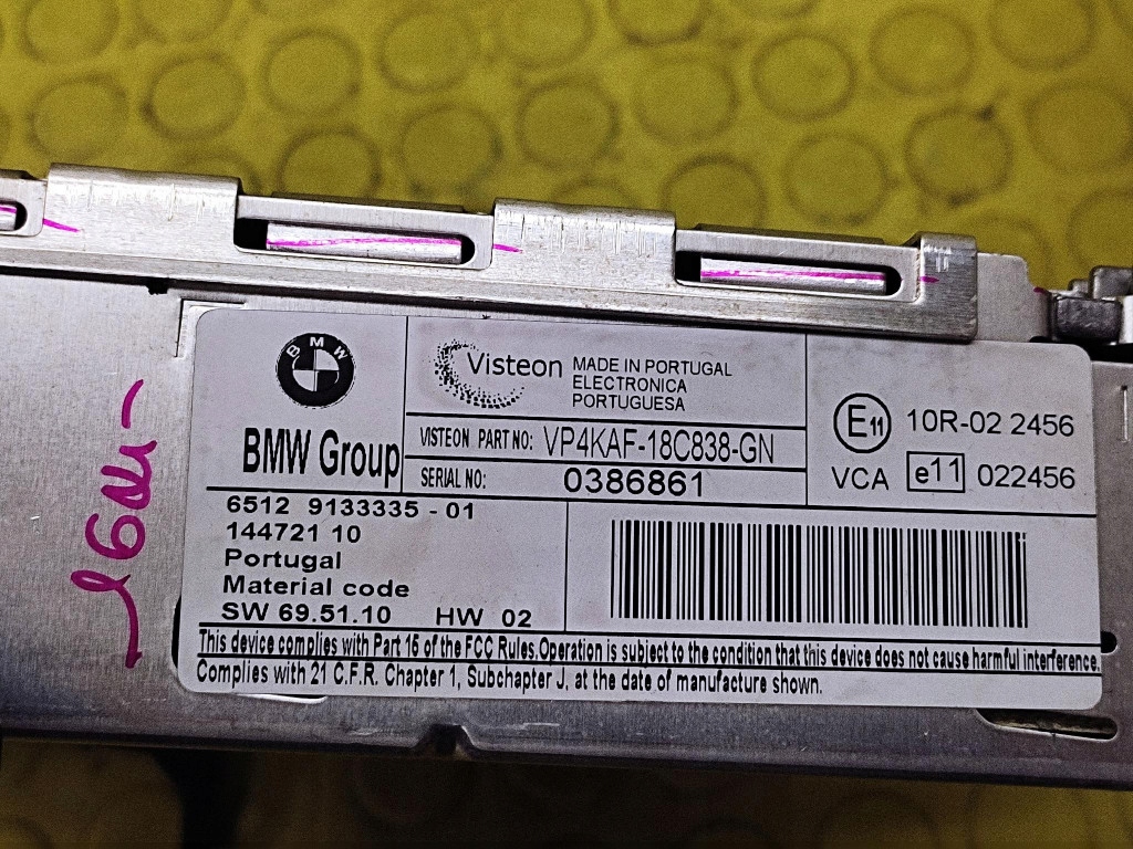 BMW 1 E87 RADIO RA9133335011