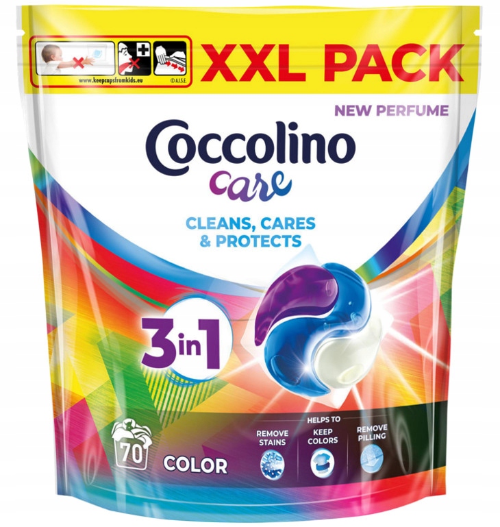 Promocja Coccolino Care Color Kapsułki Prania Kolor 70szt wyprzedaż przecena
