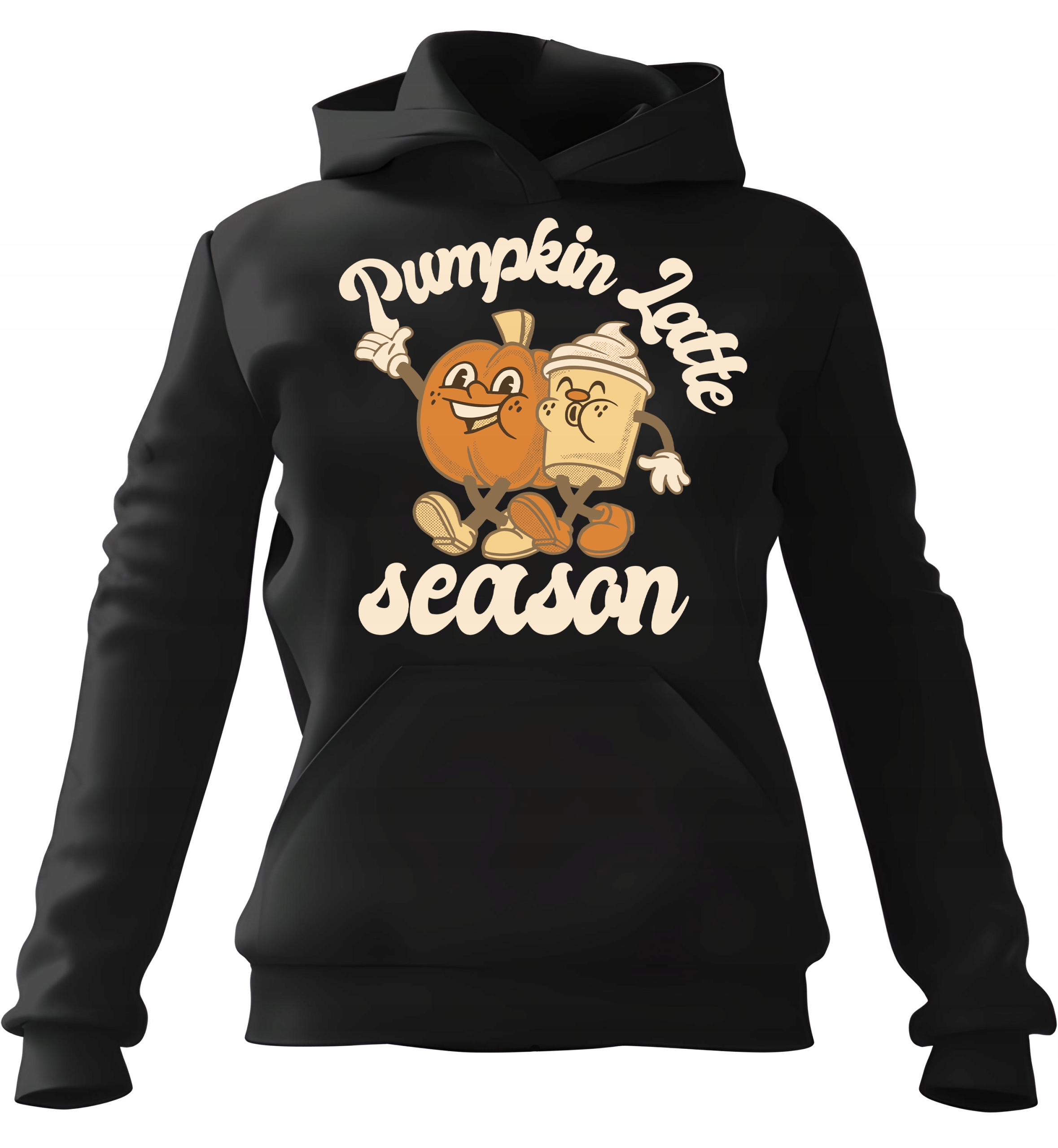 Dámská Mikina s kapucí Latte Season, černá, velikost L