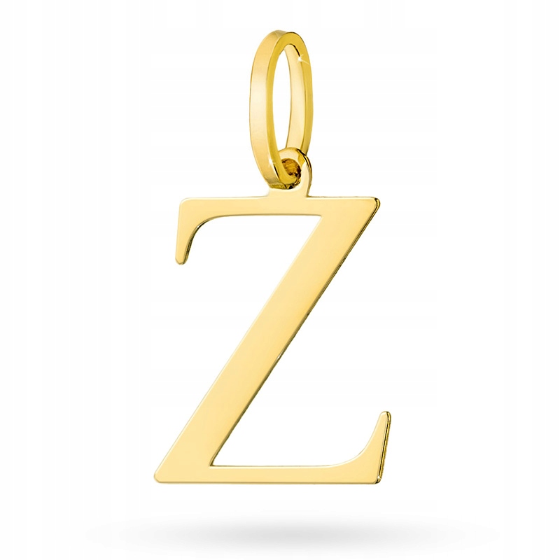 

Złota Zawieszka Wisiorek Literka Z pr. 585 14k