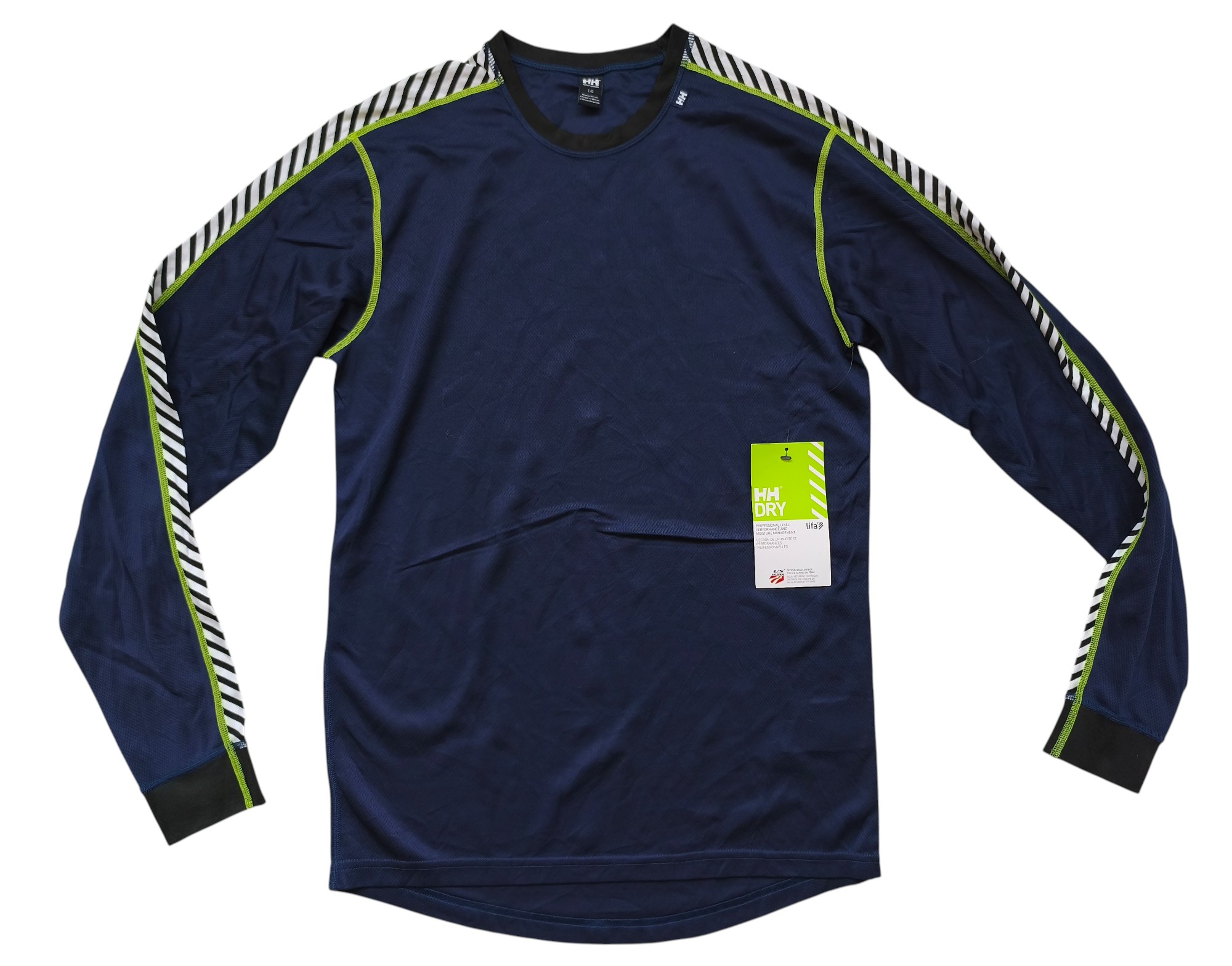 Helly Hansen Koszulka Longsleeve Termoaktywna Dry Stripe Crew r. M L