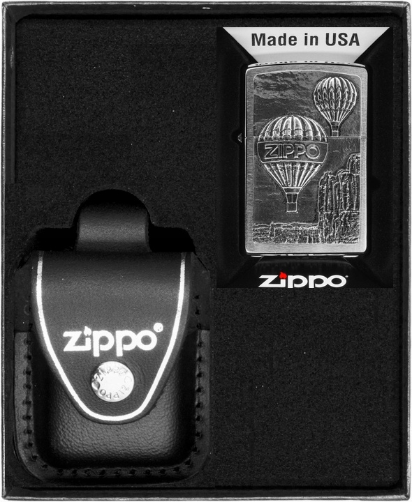 Sada Zippo Zapalovač Aerostat Dárkový No3