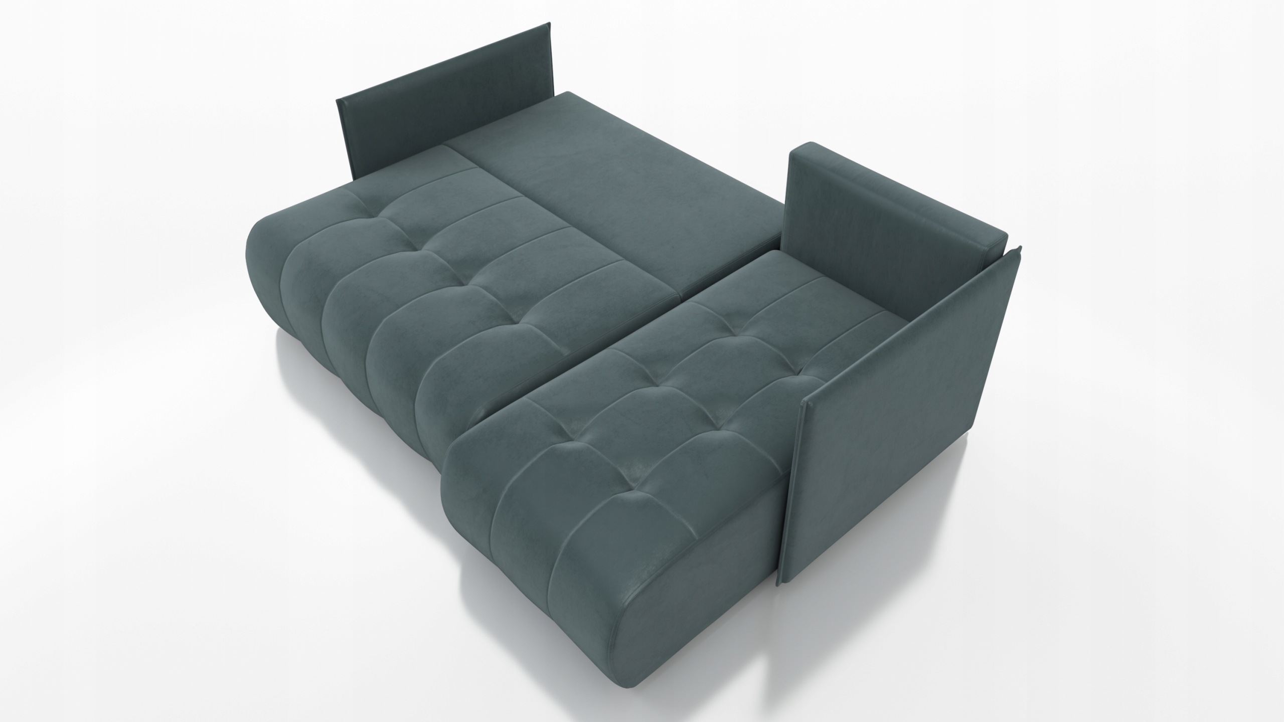 Narożnik/rogówka NESSA funkcja spania, pojemnik na pościel MONOLITH/TERRA Kolor obicia wielokolorowy