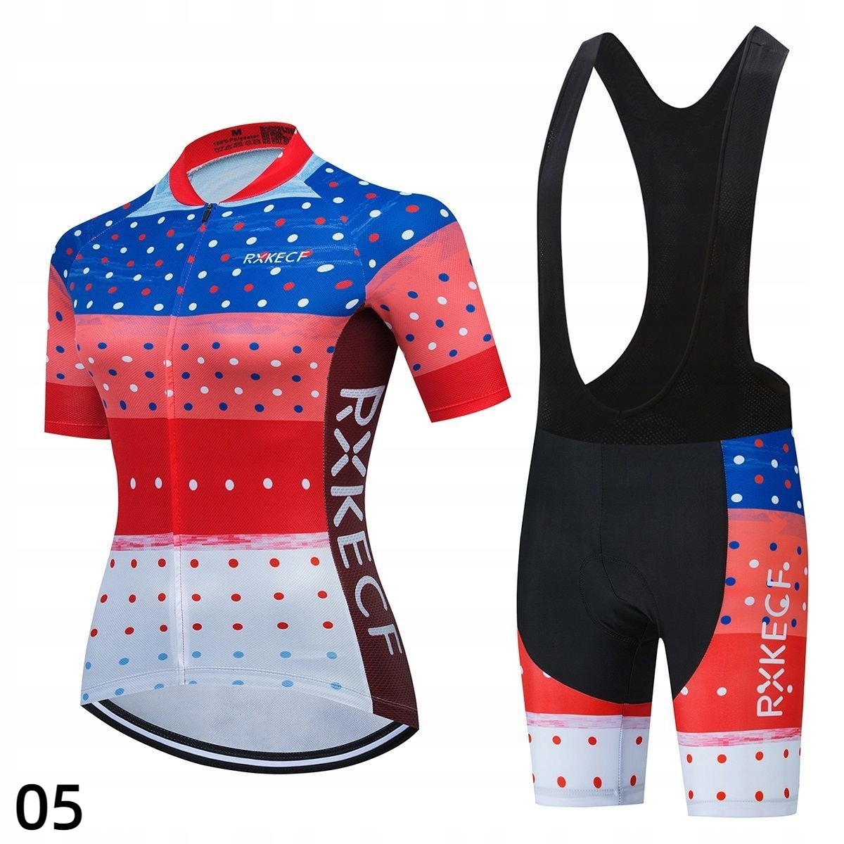 STRÓJ ROWEROWY DAMSKI KOLARSKI ODZIEŻ SPORTOWA Model sdfgdsfhsdf
