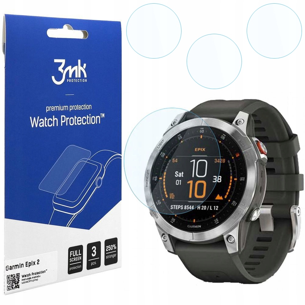 

3x Folia Ochronna do Garmin epix 2, 3mk Watch