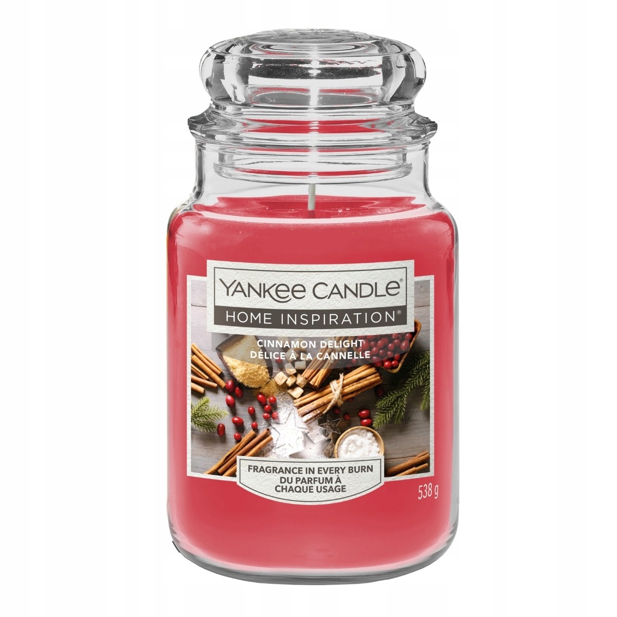 Yankee Candle Home Inspiration Cinnamon Delight Velká vonná svíčka 538 g