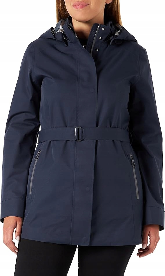 Geox Dámská Bunda S Kapucí Tmavě Modrá Proti Dešti 40 Jsi