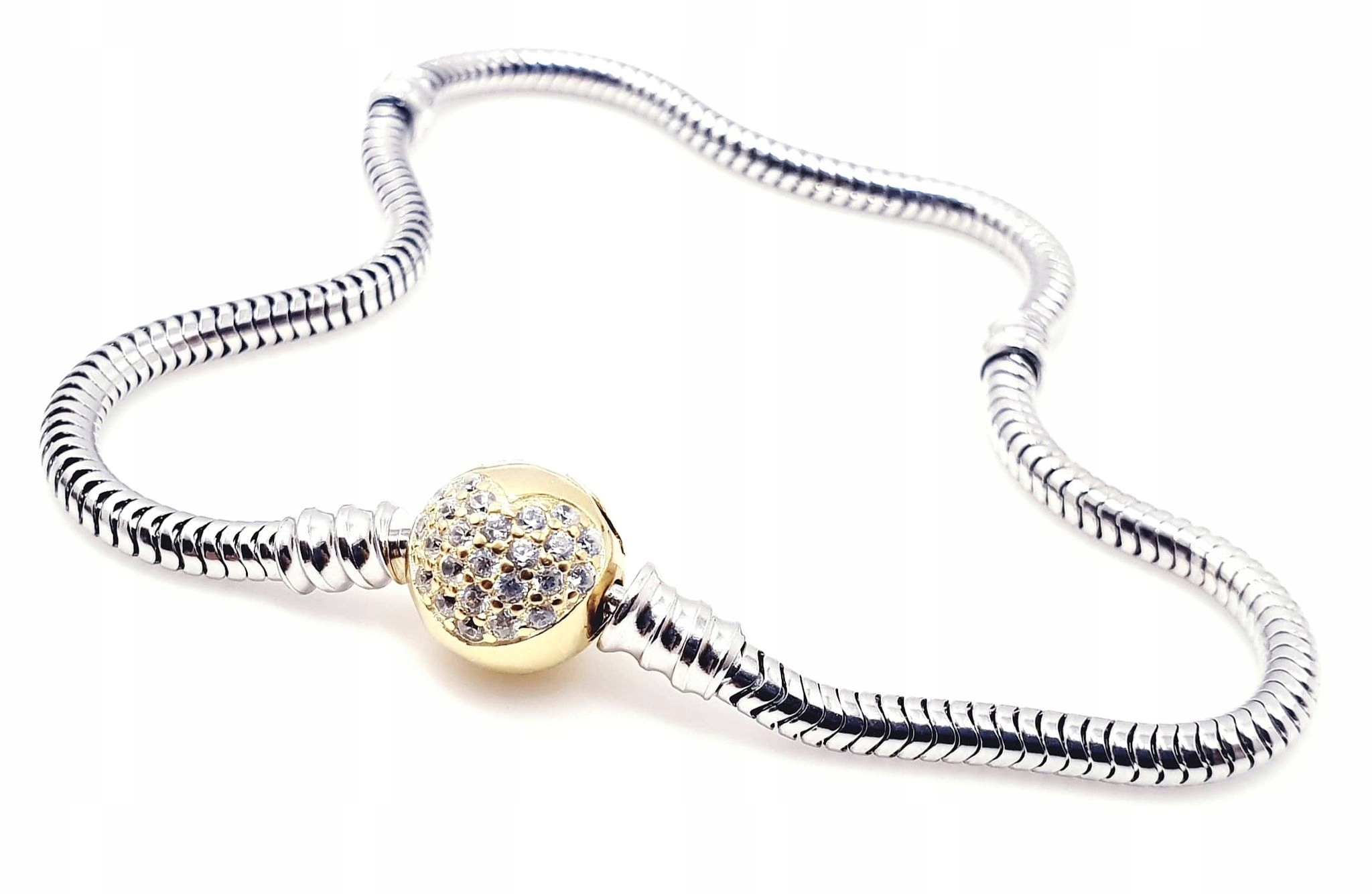 

Bransoletka Złota Do Charms Pandora Moments 20 cm