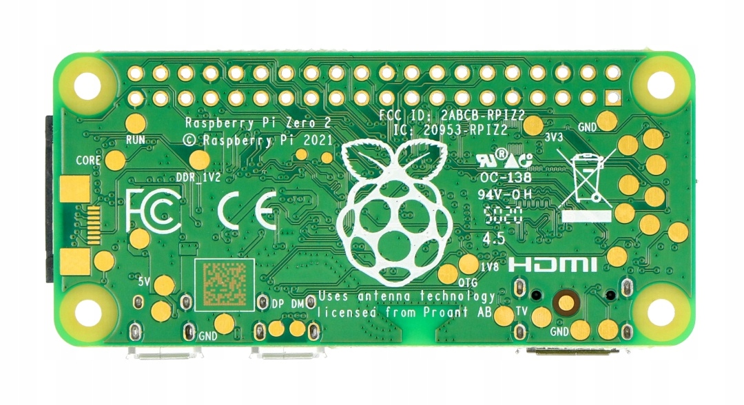 Комплект Raspberry Pi Zero 2 В Базовом Малиновом Производителе