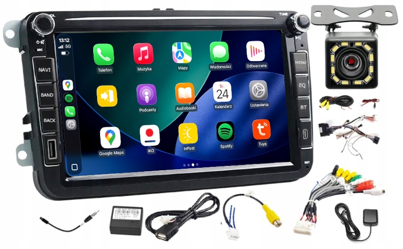 Rádio Navigácia Gps Andorid Vw Transporter T5 2003-2015 Wifi Usb 6GB 128GB