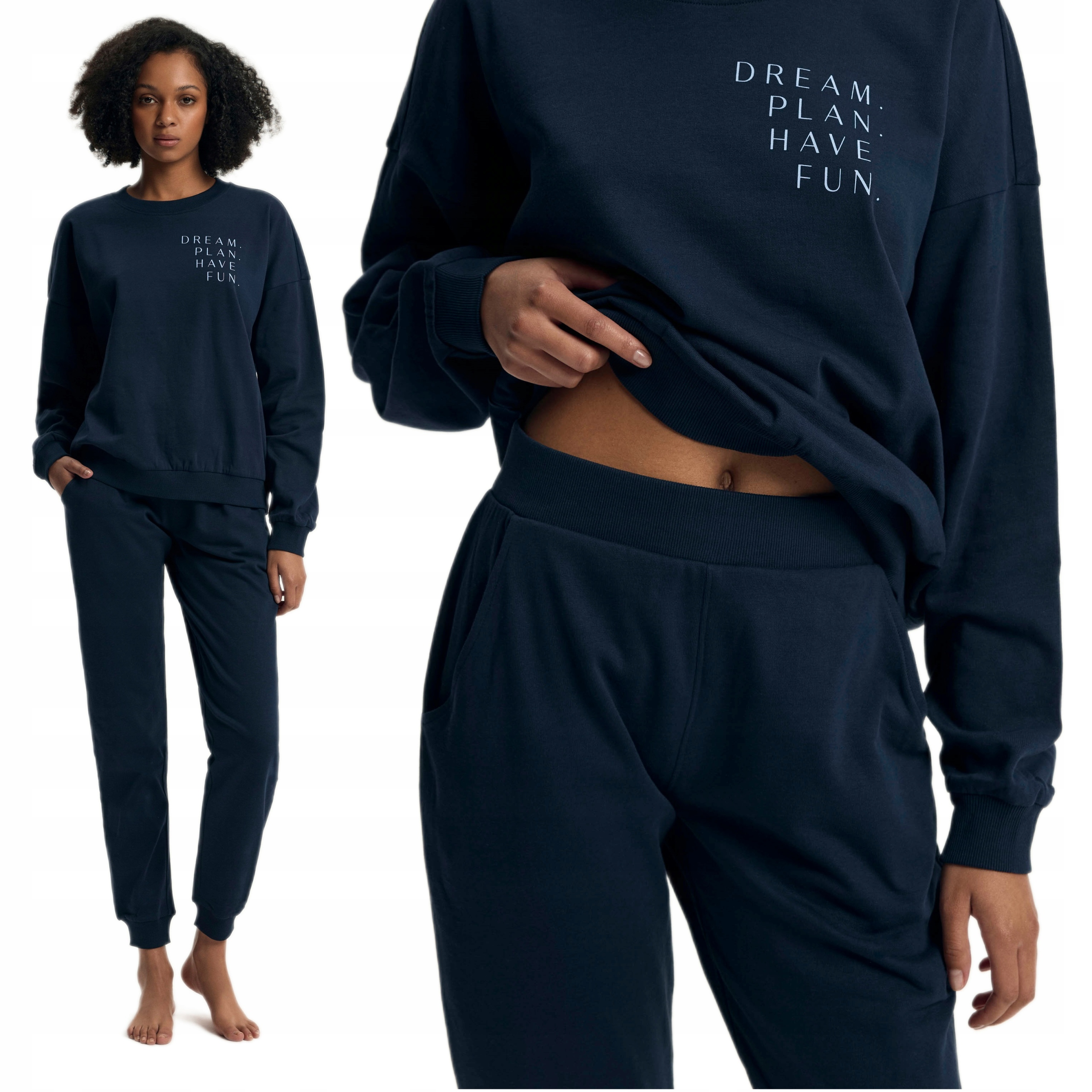 Henderson Delancy komplet domowy piżama damska dresowa , bawełna , S