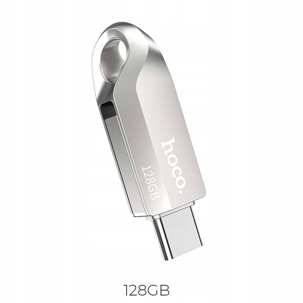 Hoco Pendrive 128GB Usb 3.0 (usb A Usb C) Hoco UD8 nikiel