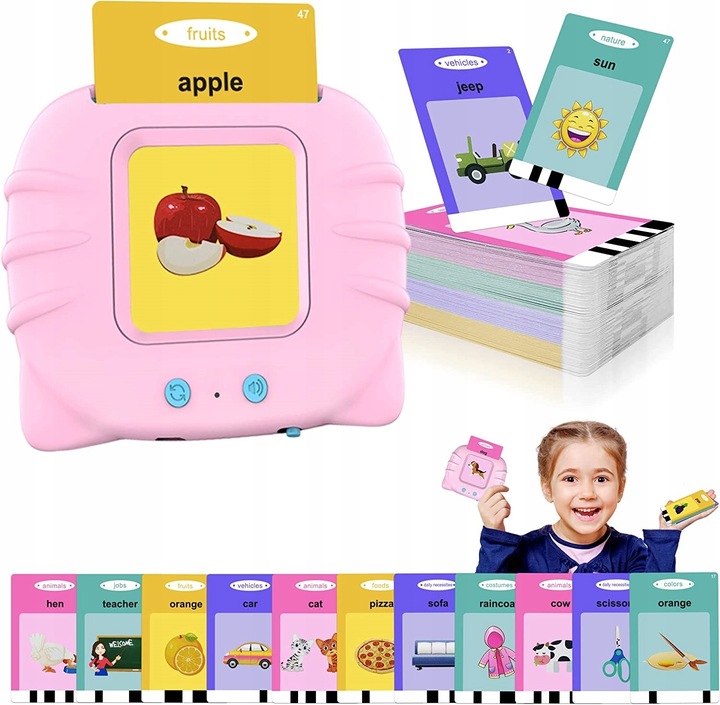 CZYTNIK KART DO NAUKI ANGIELSKIEGO 224 KARTY SŁOWA Płeć chłopcy dziewczynki