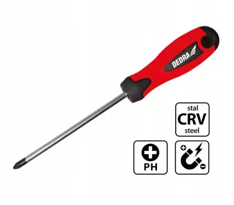 

Wkrętak krzyżowy Philips Dedra 06A018 PH3x150mm
