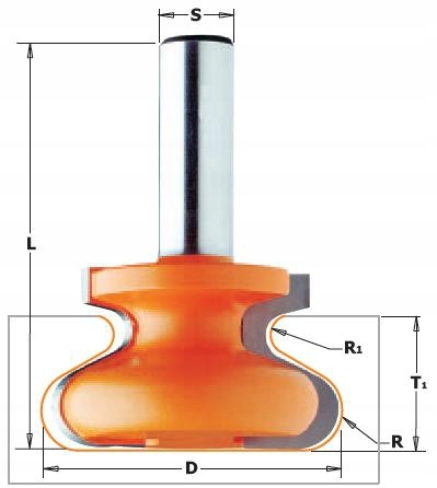 FREZ DO DREWNA DO UCHWYTÓW CMT 955.102.11