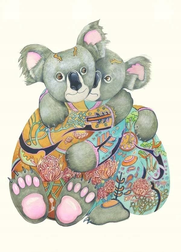 Karnet A118 B6 koperta Koala