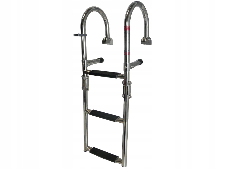 Jachtařský palubní žebřík| skládací| 265 mm| 3 stupně| nerezová ocel