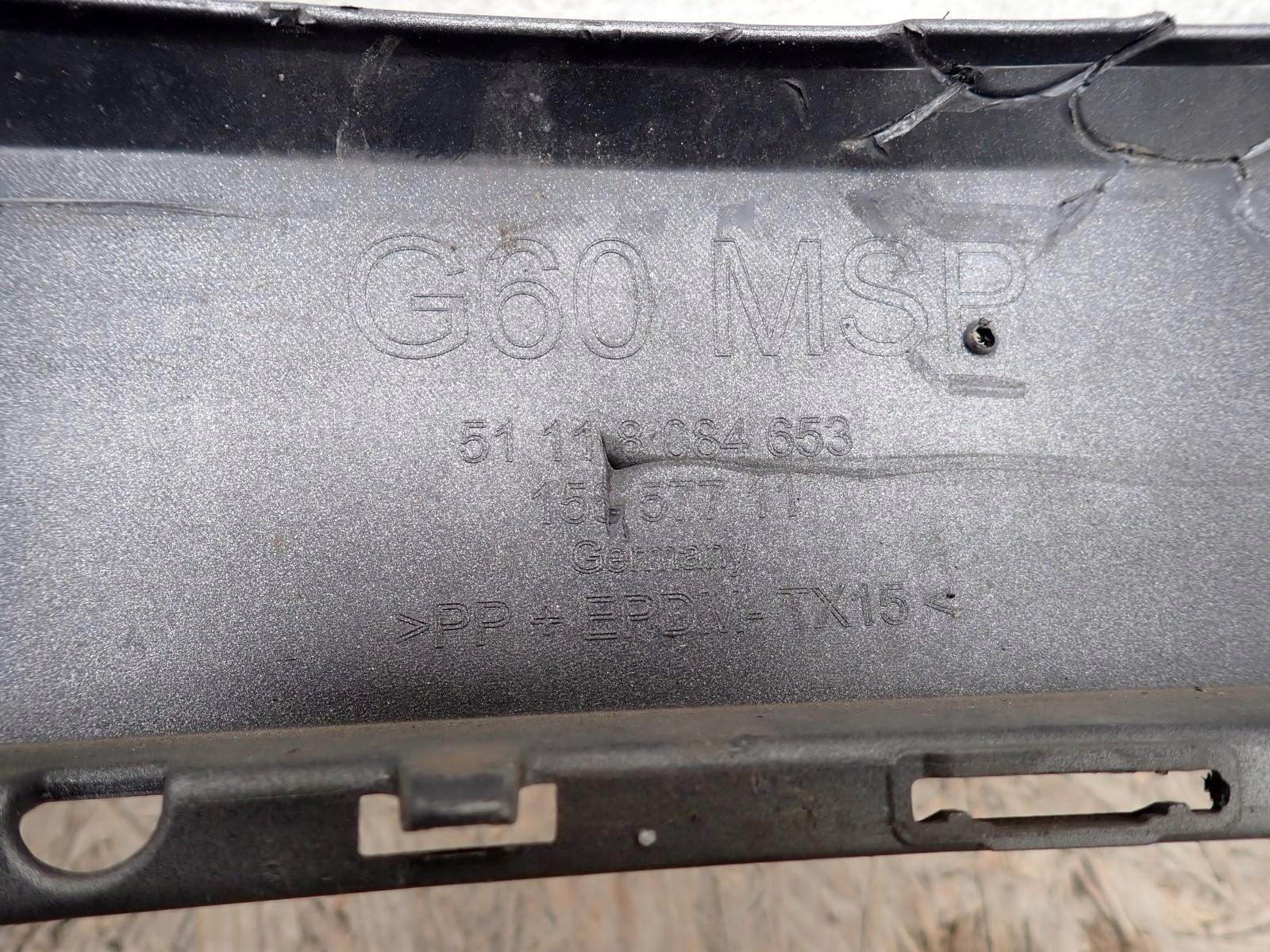 bumper front front BMW 5 V G60 G61 M PAKIET 2023- 51118084653