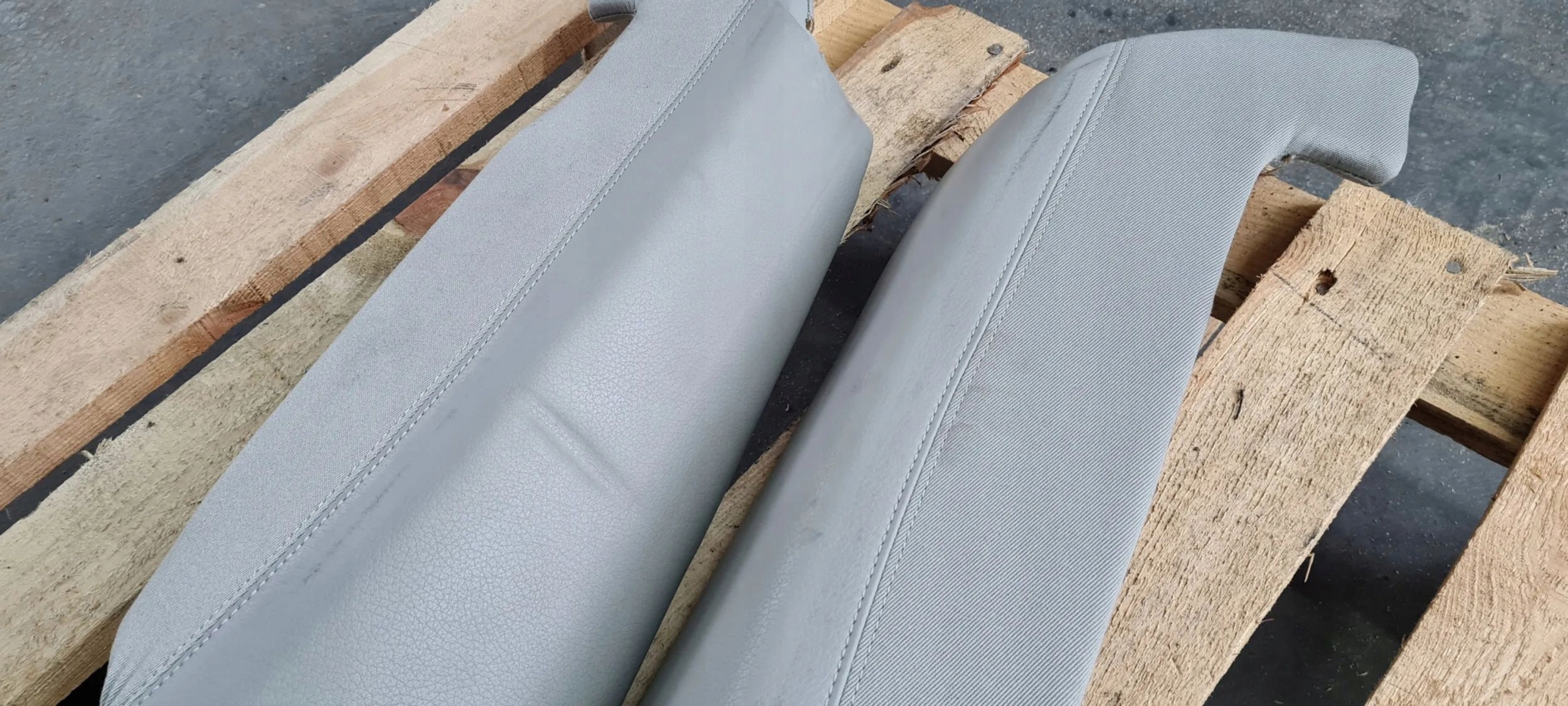 A7 4G side left right KANAPY rear part 2C leather TITANGRAU A6 C7 4G