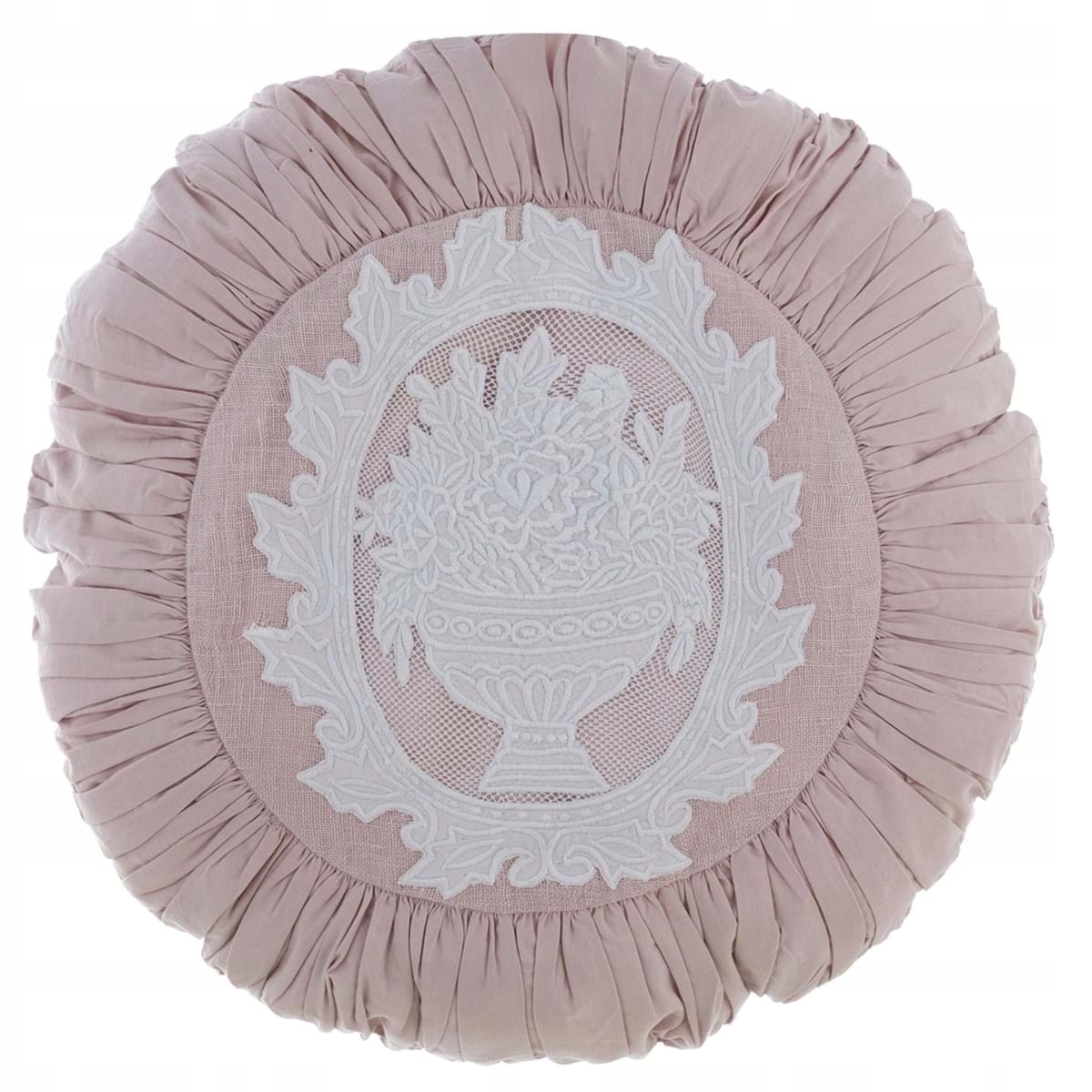 Exkluzívna Poduška Shabby Chic Boho Diamond Baroco Rose Blanc MariClo'