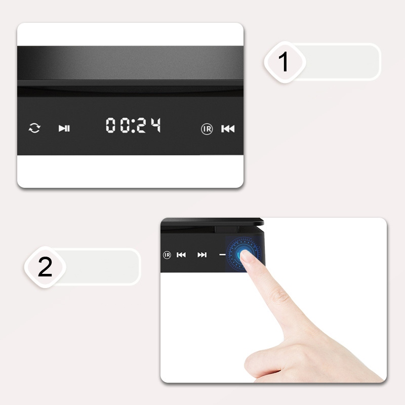 ODTWARZACZ PRZENOŚNY DVD CD MP3/MP4 USB + PILOT Stan opakowania oryginalne