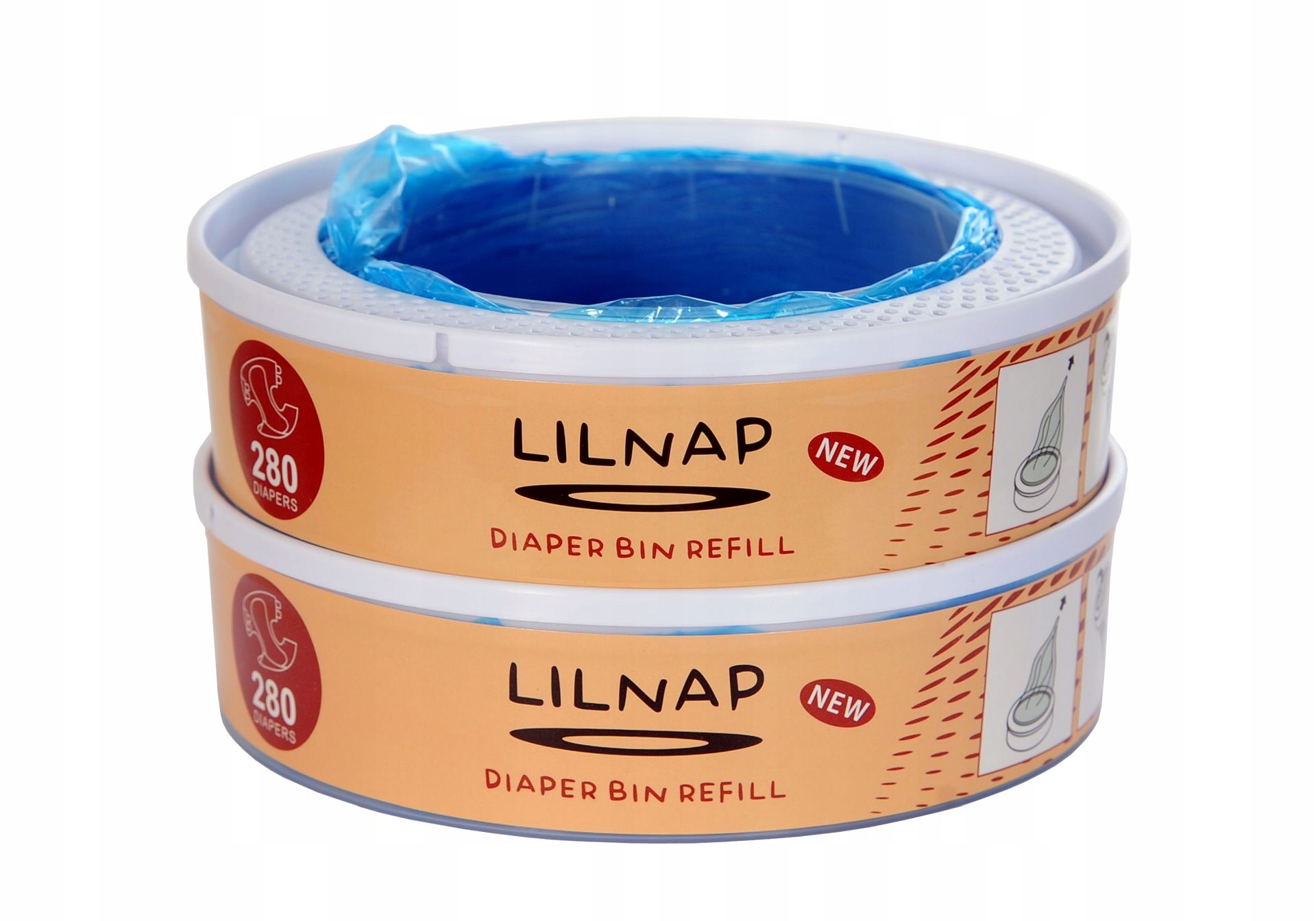 

Lilnap Wkład Do Kosza Na Pieluch Angelcare 2-PAK