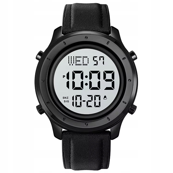 Pánské hodinky Skmei, elektronický pásek, velký čitelný ciferník