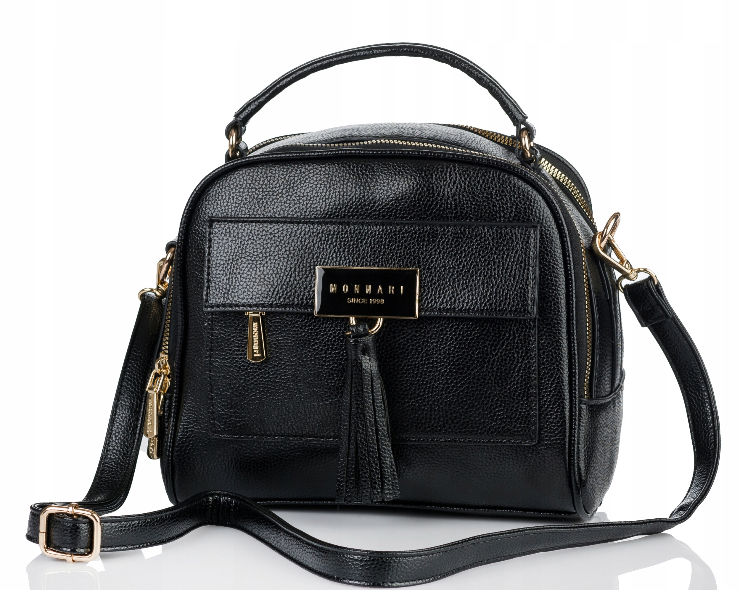 TOREBKA NA RAMIĘ LISTONOSZKA MONNARI Pojemna Kuferek Funkcjonalna Wielkość mała (nie mieszcząca A4)