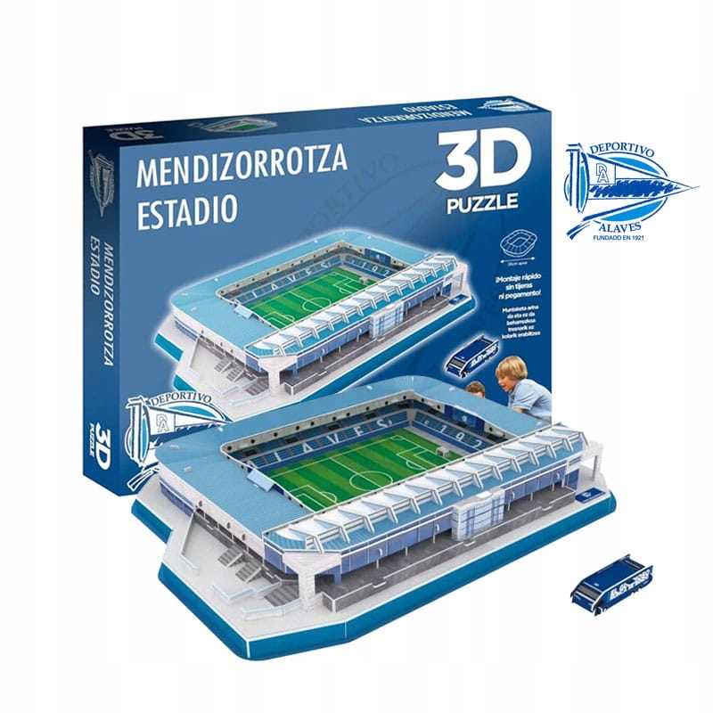 Stadion piłkarski Mendizorrotza Deportivo Alaves Fc Puzzle 3D 98 el
