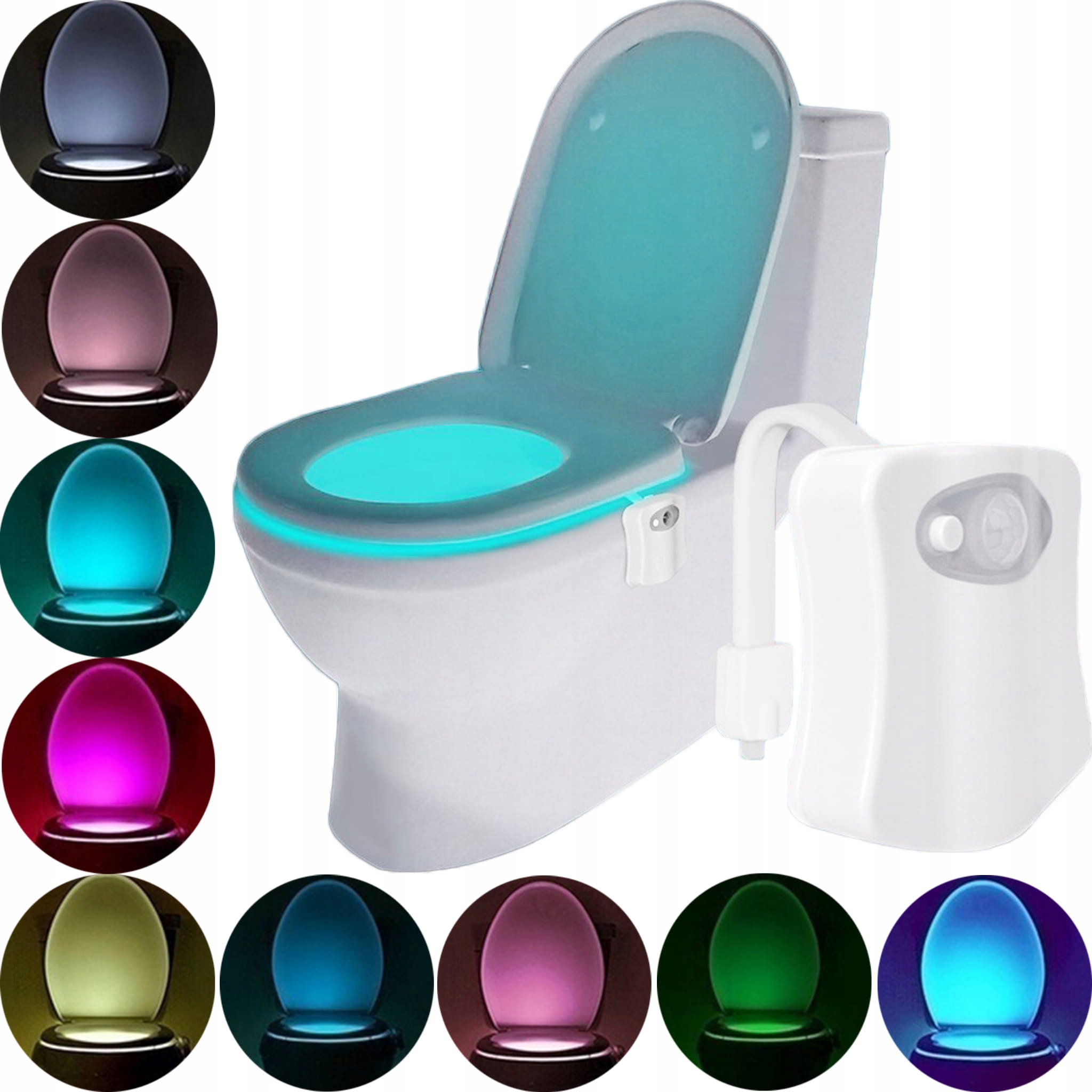 

Lampka Led Do Wc Toalety Rgb Z Czujnikiem Ruchu