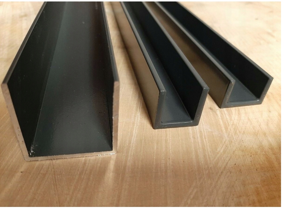 U profil hliníkový Antracit 70 x 25 x 3 mm, délka 2 m