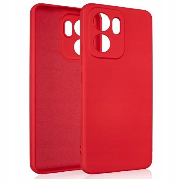 Etui Beline Silicone do Oppo Reno 13 Fs czerwony