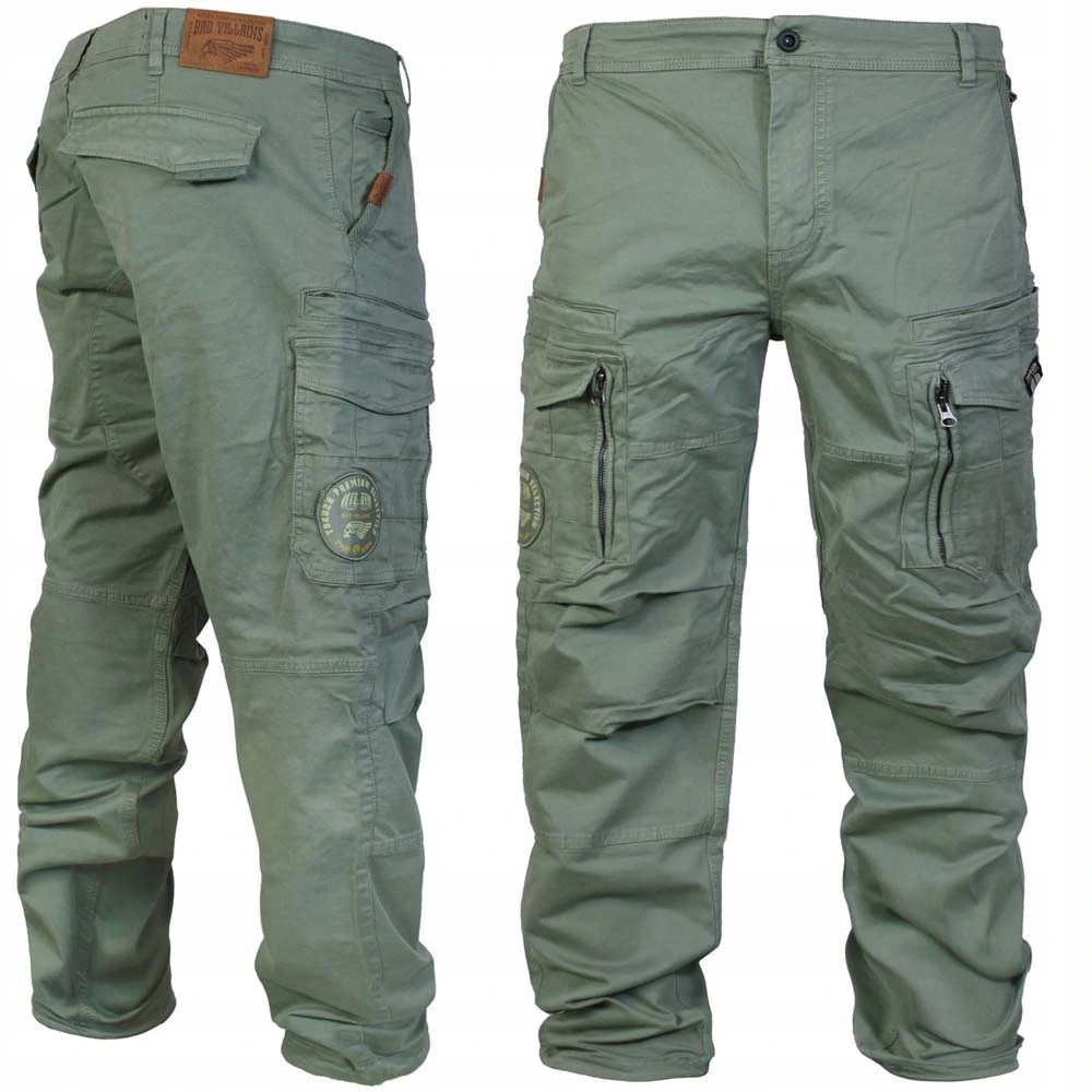 kalhoty Yakuza Premium Selection cargo 3953 zelené olivové NK-3953OP/3XL