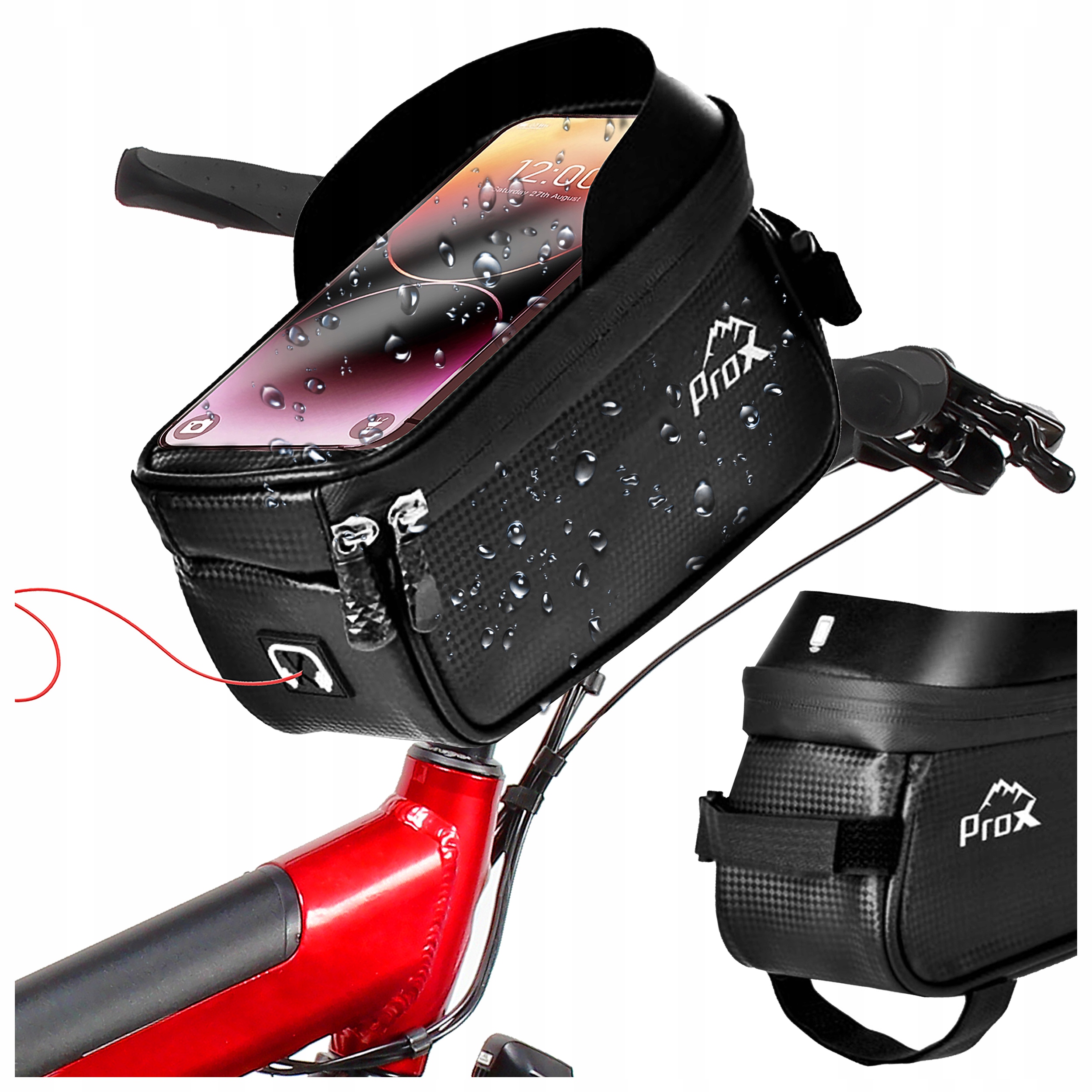 

Wodoodporna Torba Sakwa Rowerowa Uchwyt Na Telefon