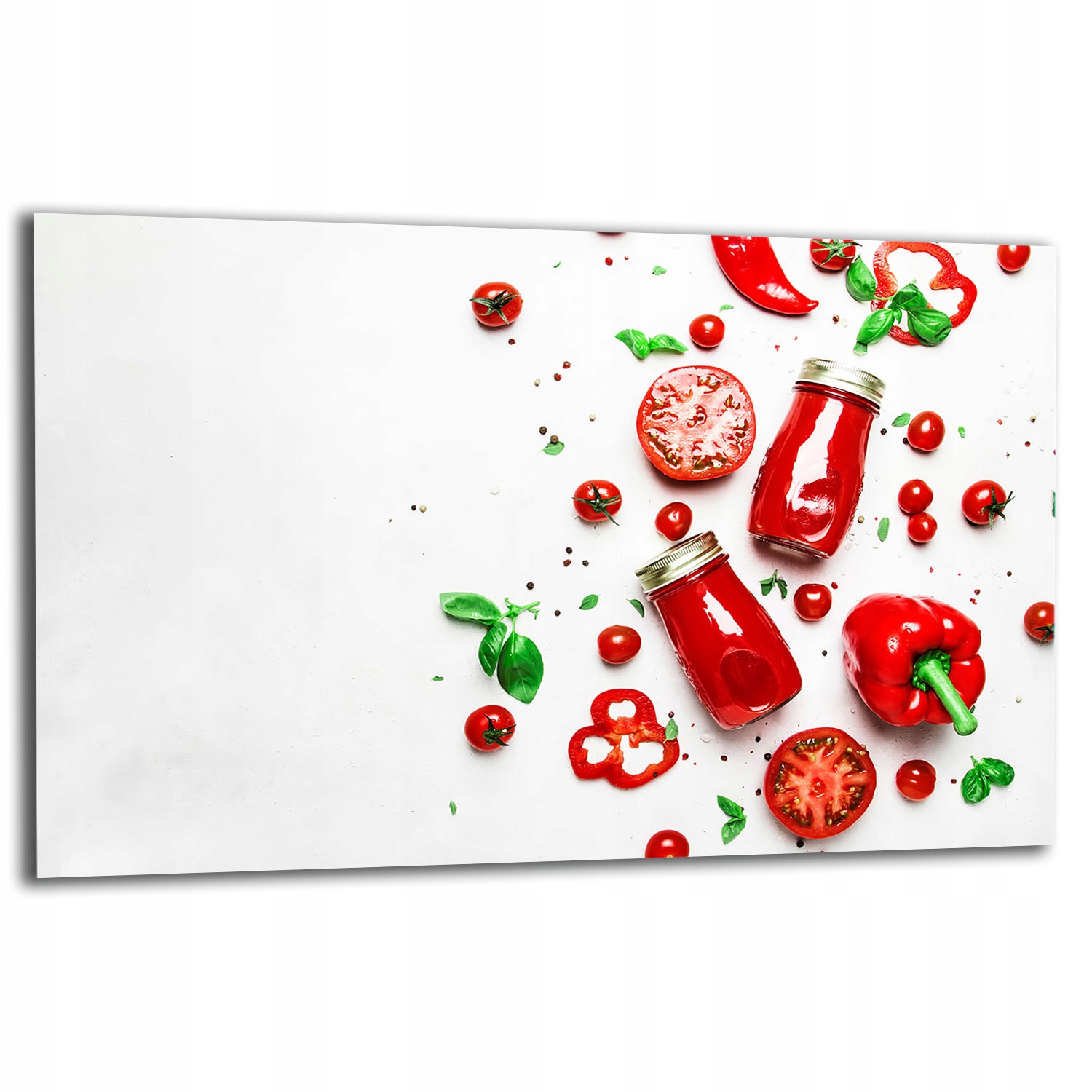 7v1 Skleněná Ochranná Deska Na Sporák 80x52 Paprika