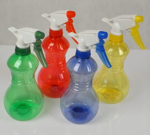 PLASTIKOWY SPRYSKIWACZ Z ATOMIZEREM 250ML BUTELKA TRANSPARENTNA