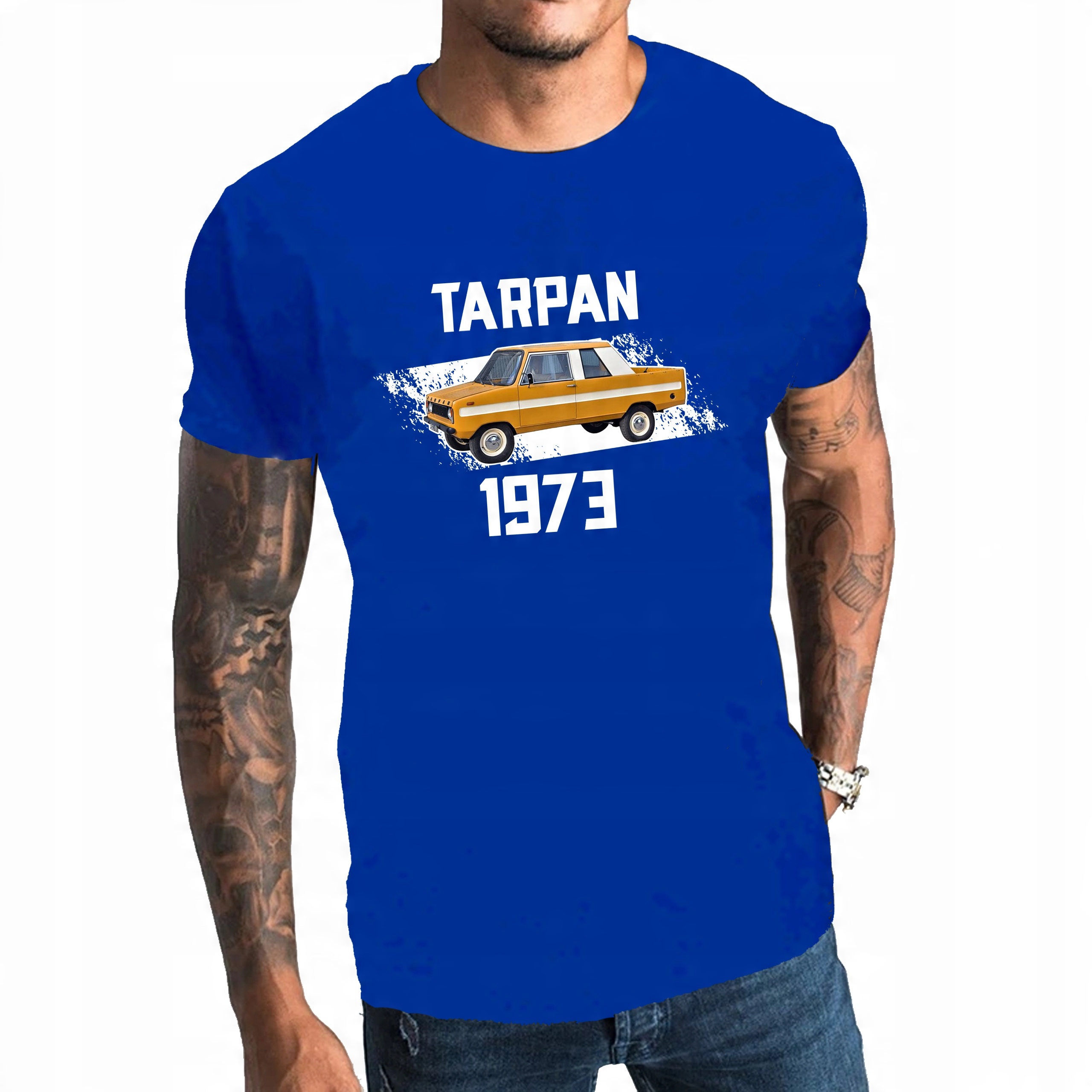 

Koszulka męska Prl auto Tarpan fan motoryzacji XXL