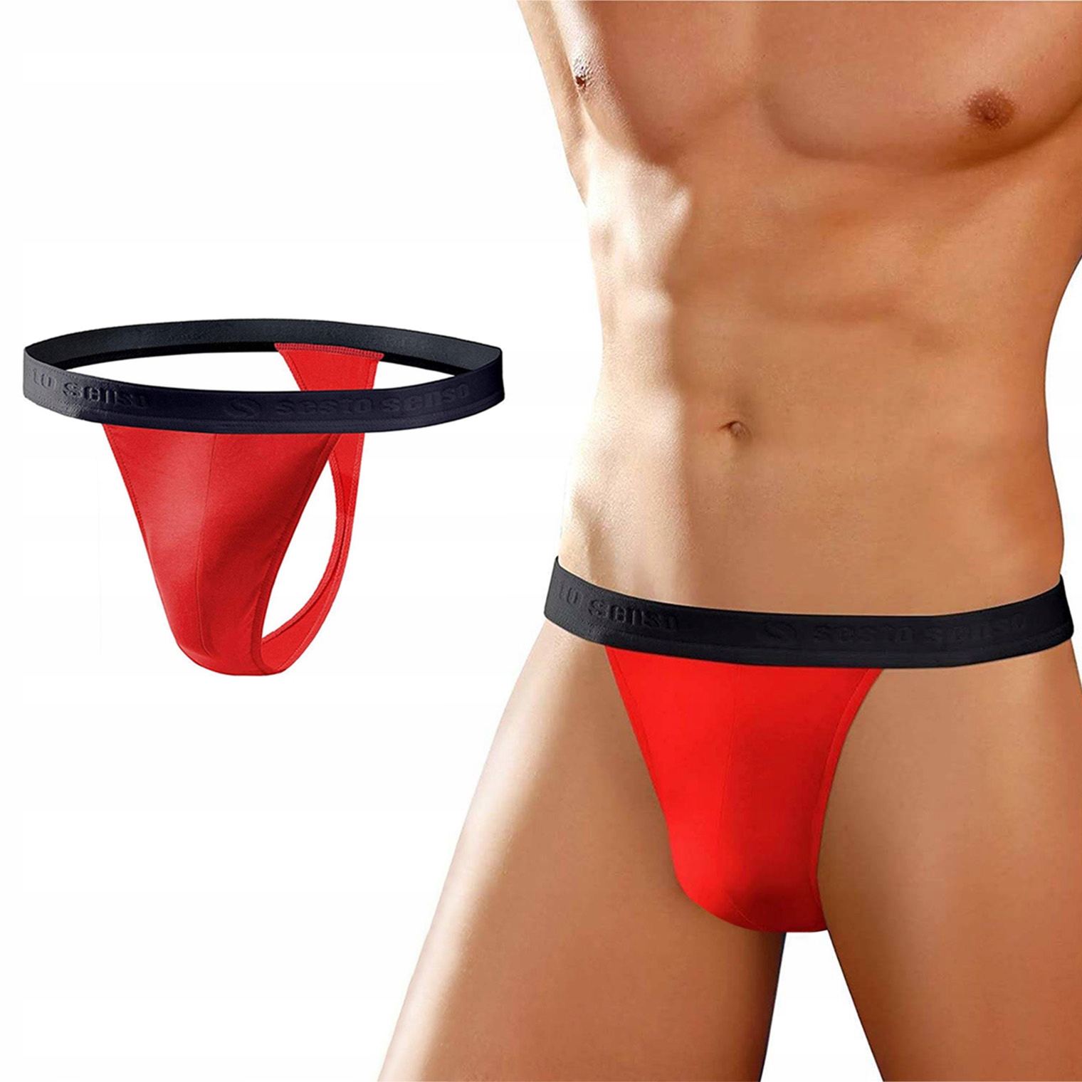 

Stringi męskie Sesto Senso Tiger bawełniane - XL