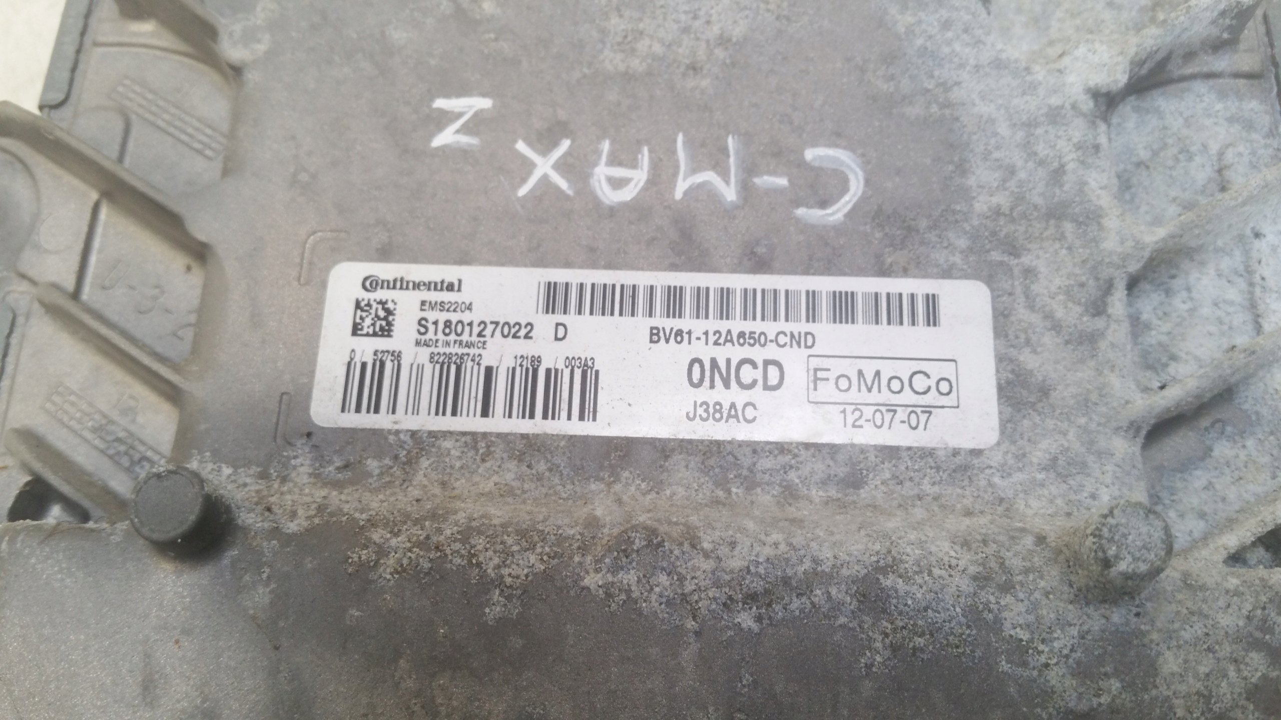 computer Motore BV6112A650CN0 Ford C-MAX II