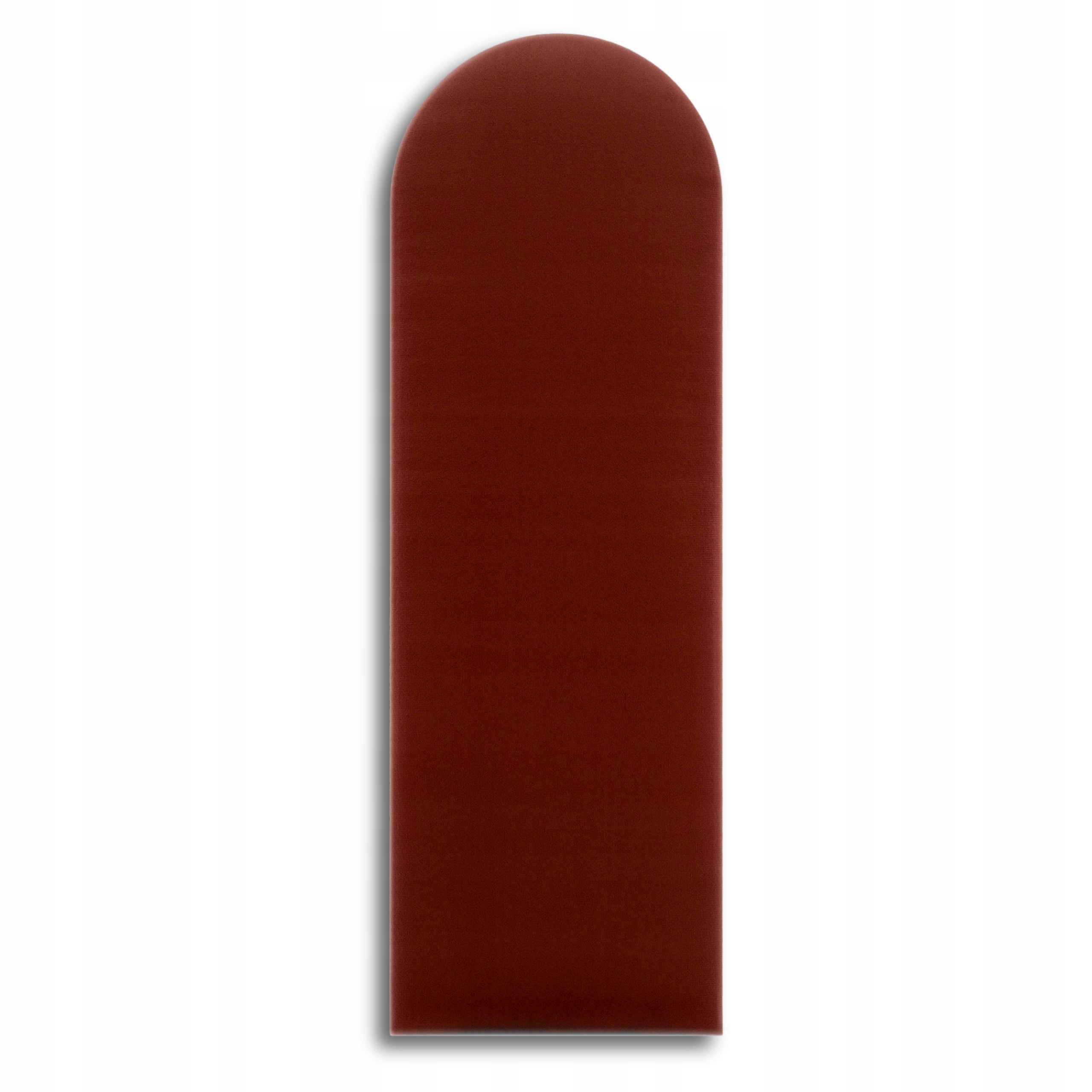Panele Na Ścianę Miękkie Płotki Tapicerowane WELUR PŁOTEK 20x80 BORDOWY Wysokość mebla 80 cm