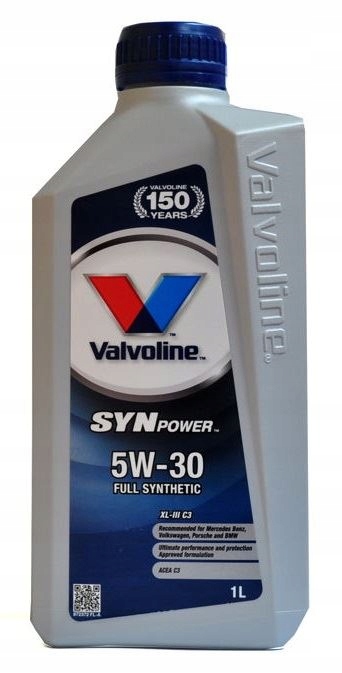 

Olej Silnikowy 5W30 Valvoline Synpower XLIII C3 1L