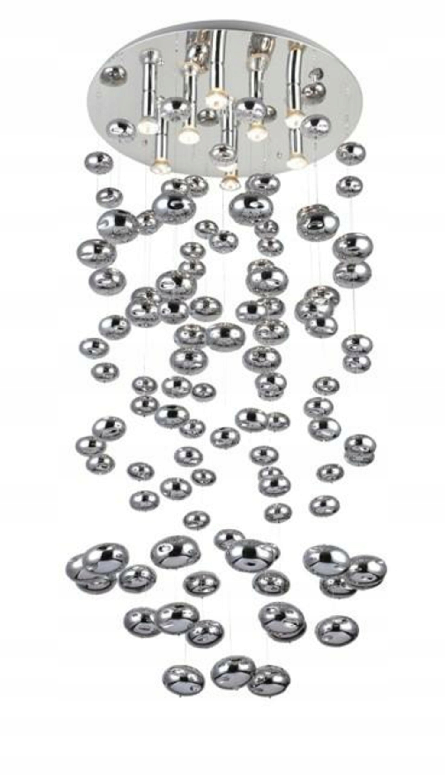 Stropné prisadené svietidlo AZzardo Luvia 125 XL chrome AZ2574 GU10 9x40W Ip